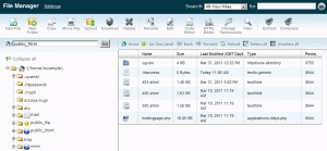 cpanel x3 file manager